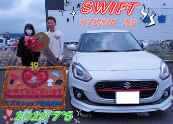 SWIFTご納車です☆