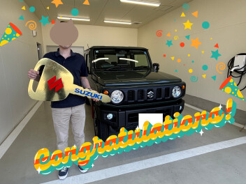 【M様】ジムニーご納車！！【おめでとうございます】