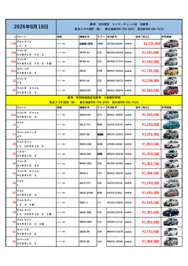 【8/18更新！納期にお悩みの方必見】すぐ乗れるスズキの店頭在庫車情報です♪