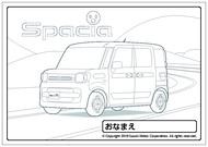 COCO日誌　スズキ車のぬりえ♪