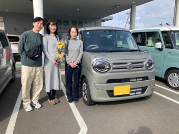 ワゴンＲスマイルご納車！