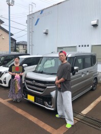 M様スペーシアご納車おめでとうございます！