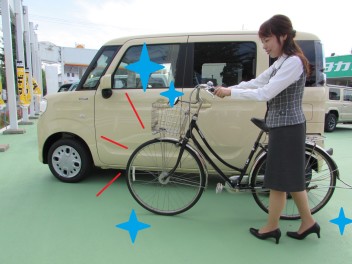 ソリオに自転車を載せてみた！