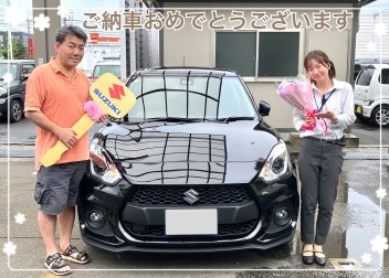 スイフトスポーツのご納車おめでとうございます！