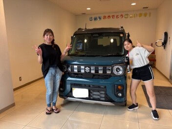O様のスペーシアギアをご納車致しました‼‼