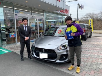 スイフトスポーツご納車させて頂きました！！