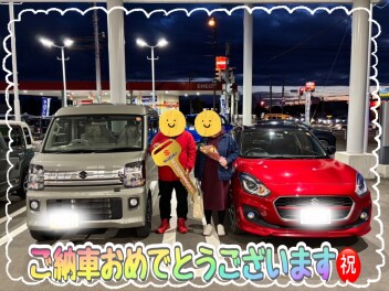 O様エブリイワゴンご納車【担当：山川】