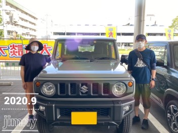 ☆Ｍ様ジムニーご納車おめでとうございます!☆