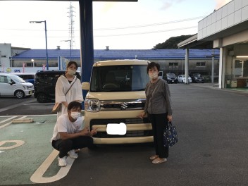 スペーシアご納車おめでとうございます！