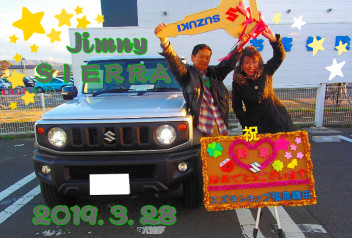 ジムニーシエラご納車です！！
