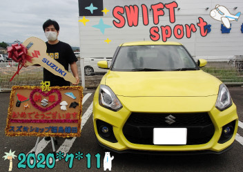 スイフトスポーツご納車です☆