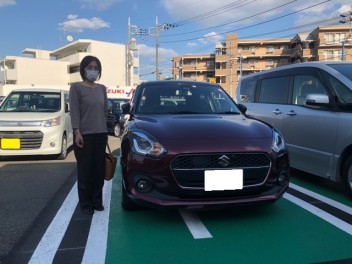 【スイフト】ご納車おめでとうございます♪