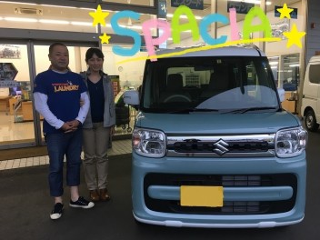 こだわりのスペーシア納車♪