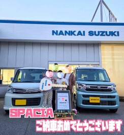 T様スペーシアご納車おめでとうございます！