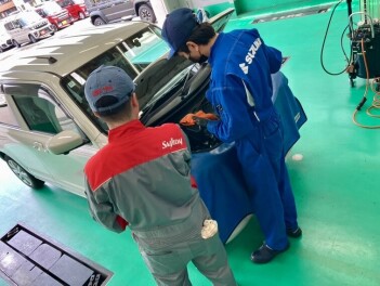 ★整備職★インターンシップに来てくれています！