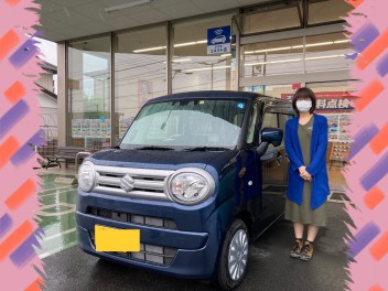 Ｔ様　ﾜｺﾞﾝＲｽﾏｲﾙご納車おめでとうございます！