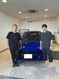 Ｋ様にスイフトスポーツをご納車致しました！！