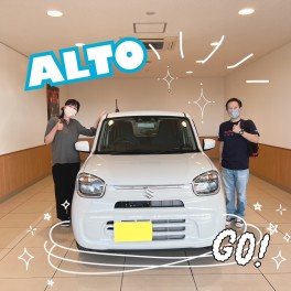 アルトご納車です(*^▽^*)