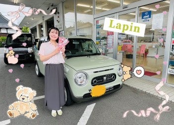 ♡ラパンLCご納車いたしました♡
