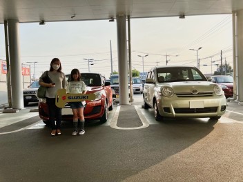 K様スイフト納車させて頂きました！ありがとうございます！