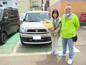 Ｋ様　クロスビーご納車です(*^_^*)