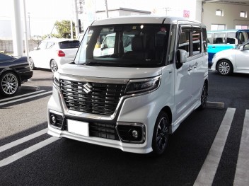 スペーシアカスタム　ＨＹＢＲＩＤ　ＸＳ　ターボ　納車させて頂きました★