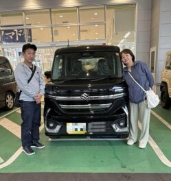 スペーシアカスタムご納車しました。