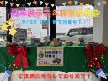 週末展示会＆保険診断会開催！！