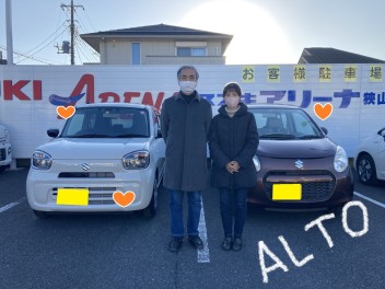 ☆アルトのご納車おめでとうございます☆