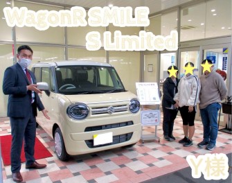 ★Y様ワゴンRスマイル Sリミテッドご納車です★