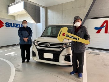 ソリオ　ご納車おめでとうございます