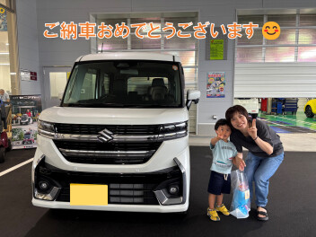 スペーシアカスタム納車しました！