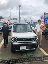 O様　ハスラーご納車おめでとうございます！