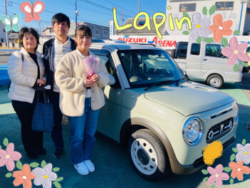 ★☆★ラパン　ＬＣをご納車しました(⋈◍＞◡＜◍)。✧❤