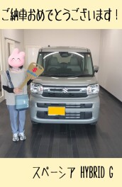 ご納車おめでとうございます(^^♪