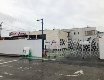 建て替え工事中＆新型スペーシア誕生祭！