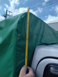 純正部品　ウィングタイプ幌　紹介の第３弾！！！　　どれだけ高くなる？