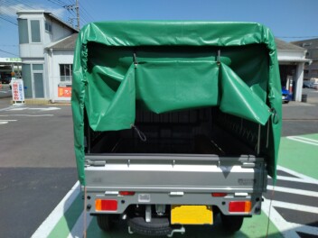 ウィングタイプ　幌　第２弾♪♪　開けたところ