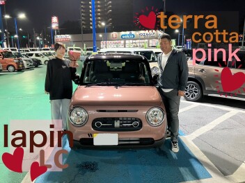 かわいいラパンご納車＾＾　担当とどかわ