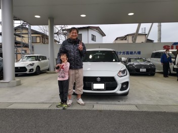 スイフトスポーツご納車おめでとうございます！