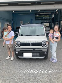 ハスラーご納車おめでとうございます♪