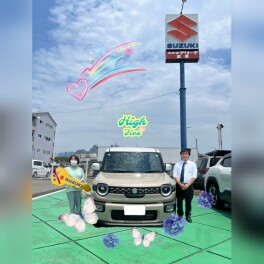 新型クロスビー ご納車おめでとうございます♪