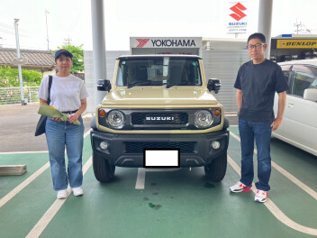 ジムニーシエラご納車おめでとうございます