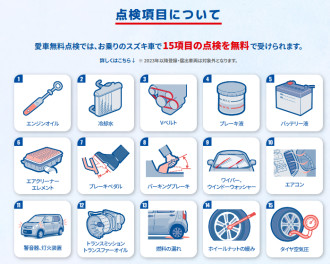【愛車無料点検】実施中♪