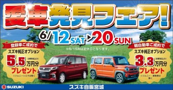 愛車発見フェア♪6/20まで