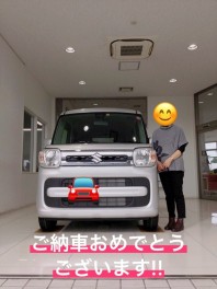 Ｍ．Ｎ様、スペーシアご納車おめでとうございます！！！！