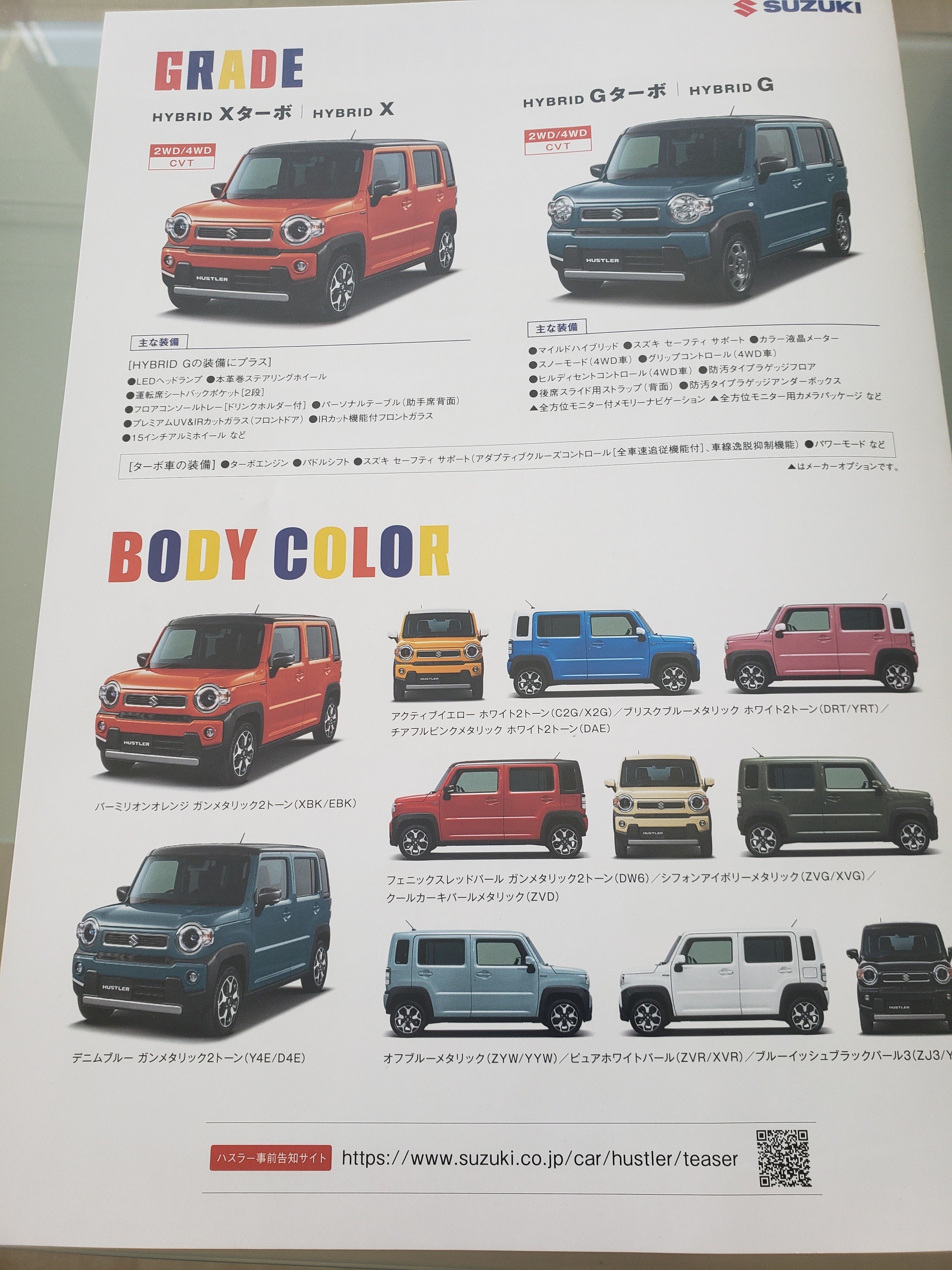まとめ買い特価 SUZUKI HUSTLER カタログ ienomat.com.br