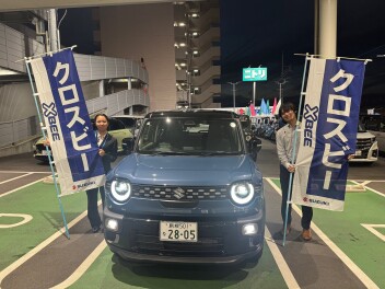 新型クロスビー　試乗車ご用意いたしました！！
