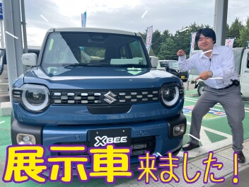 新型クロスビー　展示車がやってきました！　お気軽にご来店ください！