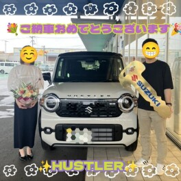新型ハスラーご納車させていただきました☆